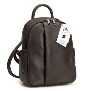 Rucsac dama piele naturala DiAmanti Allegria Maro Inchis